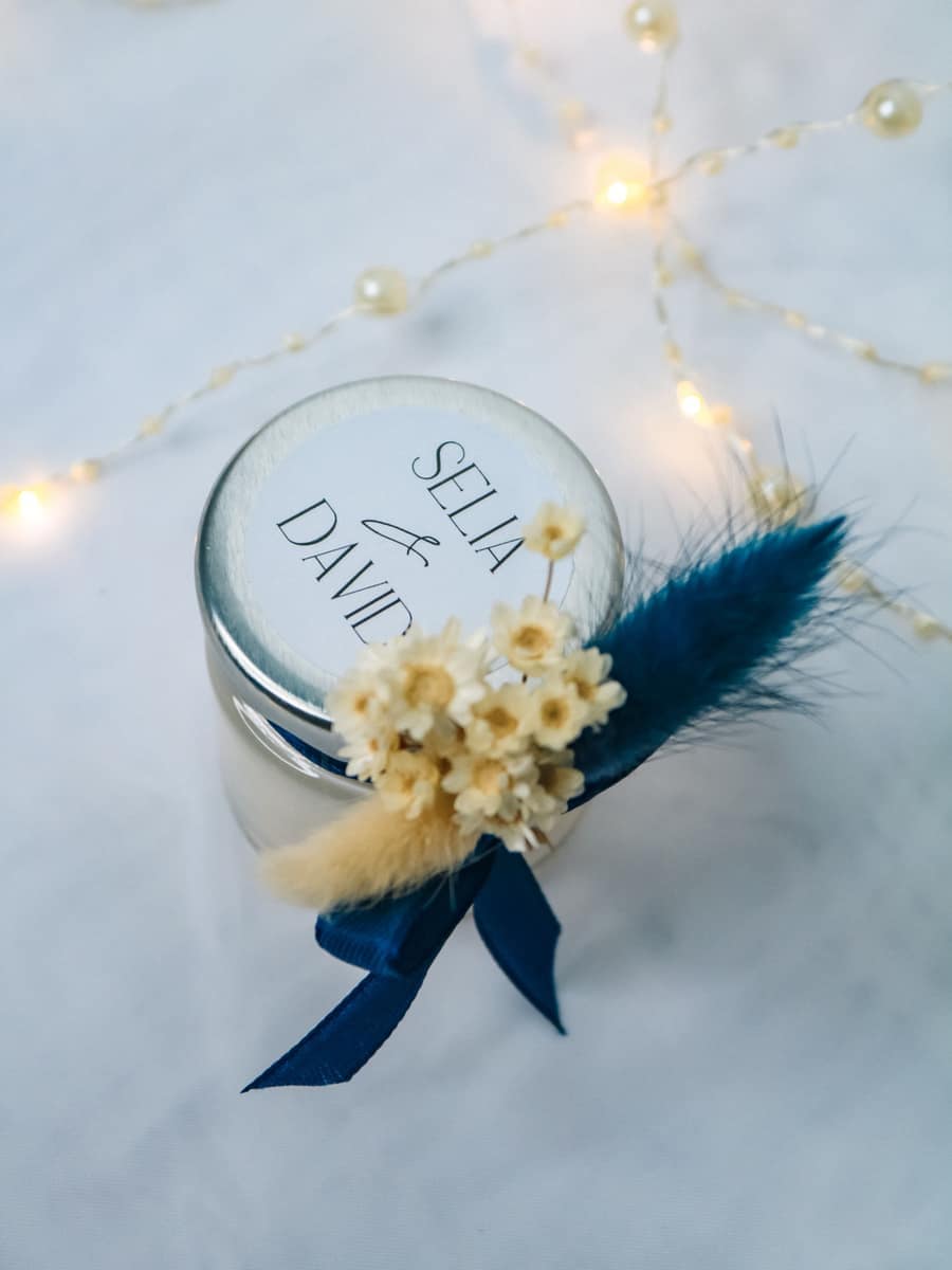 Marturii Nunta lumanare Borcanel 55g - imagine 3